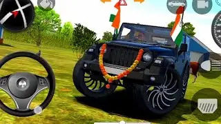 Modified Mahindra Thar 😈 Indian black Thar (Gadi Wala Games) Car Games Android Gameplay//indian game