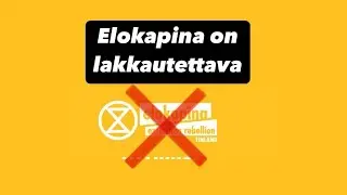 Puhe eduskunnassa kansalaisaloitteesta Elokapina m&auml;&auml;r&auml;tt&auml;v&auml; lakkautettavaksi 26.3.2025