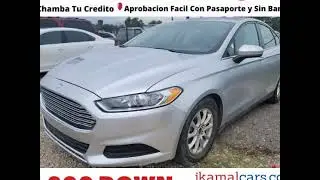 2015 Ford Fusion S - 74k Miles - In House Finance - $1,500 Down (Houston, Texas)