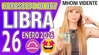 LIBRA ♎ NO LO VAS A CREER!! LLEGA DINERO EN RACHA 💲💲HOROSCOPO De Hoy 26 de ENERO 2026 Mhoni Vidente