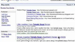 How to find blogs using Google Blogs