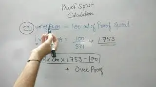 Pharmaceutical Proof Spirit Calculation