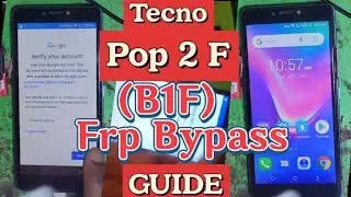 TECNO POP 2F (B1F) Frp Bypass  in 5minute