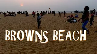Negombo Browns Beach Vibe එක 🔥 | Food, Fun & Chill Life 🏄&zwj;♂️🍤