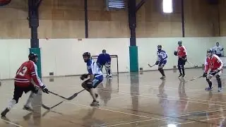 Surrey Giants vs. Surrey Thrashers - Period 1 (02/22/15) Ball Hockey
