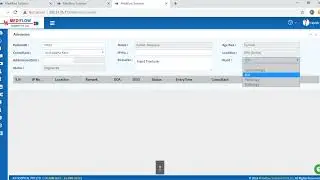 Patient admission on mediflow software