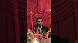 Santa Wizkid Christmas party with family and friends #wizkid