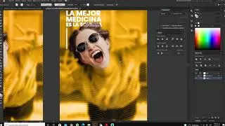 Tutorial - diseño y composición con efecto desenfoque en adobe illustrator