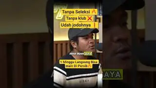 Satu Bobotoh pun Tidak Ada yg Tau⁉️ Billy Keraf Dengan Jalan hidup nya #persib #bola #timnas #bola