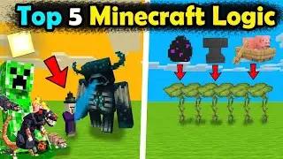 Top 5 Funny Minecraft Logic 🤣☕ #minecraft #minecraftlogic #funny