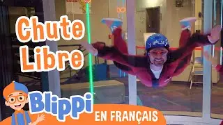 Blippi fait de la chute libre