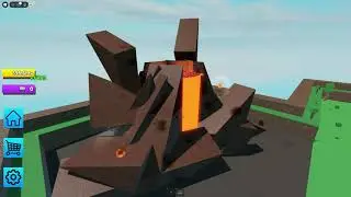 Roblox Ice Tycoon | Volcano Destruction