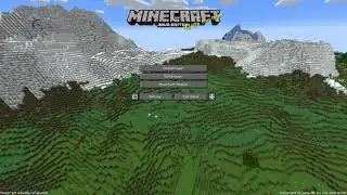 Minecraft 1.18 title screen concept 21w40a