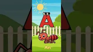 A Alphabet Song for Kids | ABC Phonics Nursery Rhyme Learning Song