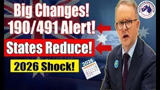 Australia PR 2026 Shock Update! 190 & 491 Visa Quotas Slashed | Major January Changes