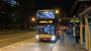 SMRT Buses MAN ND323F A95 (Batch 1) SMB5890A on Service 190A departing Bus Stop 44261