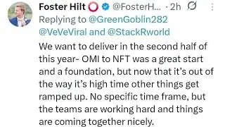 VeVe fast! ECOMI manager updates! $OMI $DEFX $DMC $DACAT $SHIRO