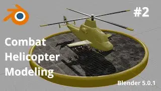Combat Helicopter Materials in Blender - Part 2
