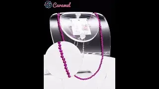 66144 бусы шпинель рубиновая