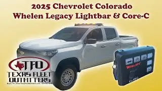 2025 Chevrolet Colorado with Whelen Legacy Lightbar & Core-C Controller