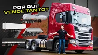 🚛Por que os NOVOS SCANIA vendem tanto? Veja o R450 em detalhes (e sinta a Versatilidade do Caminhão)