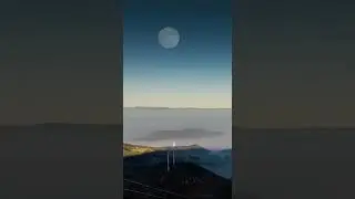FULL MOON OF THE DAWN IN FAST TIME (EARLY MORNING MOON ON THE MOUNTAINS). (TEF)