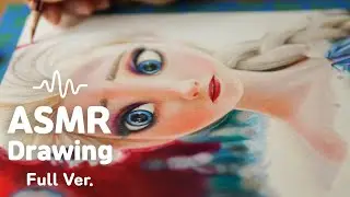 ASMR - Drawing Frozen: Elsa | With color information | no talking | DrawMonster