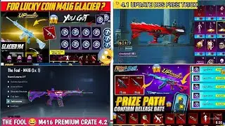 🎁OMG LUCKY COIN M416 GLACIER FREE TRICK 4.2 UPDATE THE FOOL M416 CLASSIC CRATE 🤯