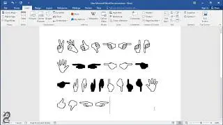 How to type Hand Sign Symbols in Word