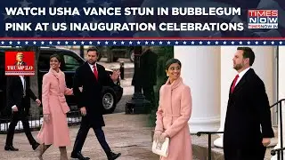 Usha Vance's Stunning Looks From Trump Oath Celebrations: SLOTUS Slays With 'Black, Bubblegum Pink'