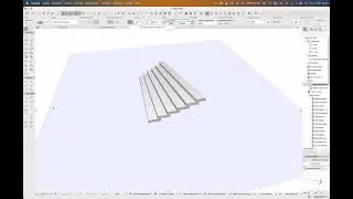 Лестница Archicad26, образующая трапецию в плане