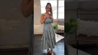 Powder Blue Picnic Maxi