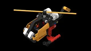Lego Technic 42101 Funky Helicopter C-model