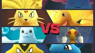 Pok&eacute;mon GO Gym Battles Level 8 gym Beedrill Vileplume Lapras Dewgong & more!