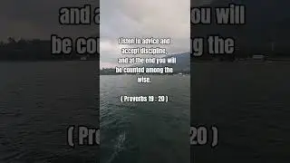 Listen to advice and accept discipline #bible #bibleverse
