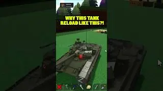Roblox Build a Boat for Treasure Realistic Tank reloads in a unique way! #babft #roblox