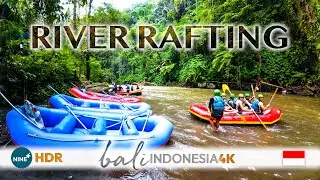 River Rafting & Waterfall | Bali Ubud | Rafting Full Tour | Indonesia | 4K HDR | NINE Plus Virtual