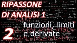RIPASSO di ANALISI 1 (limiti, continuità e derivate di funzioni di una variabile reale)
