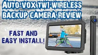 AUTO VOX TW1 WIRELESS BACKUP CAMERA REVIEW | EASY QUICK DIY | GREAT FOR VEHICLES TRAVEL TRAILER RV+