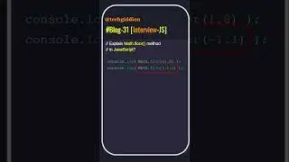 [Blog:31-Interview-JS] Explain Math.floor() method in JavaScript? #javascript #javascripttutorials