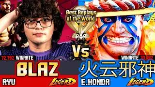 🔥 Рю из SF6 (BLAZ против Злого Бога Огненного Облака) 🔥 E.Honda ▰ Геймплей Street Fighter 6 высок...
