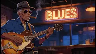 After Midnight Chicago Blues | Smoky Bar Vocals