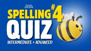 English Spelling Quiz #4 | Test Your Spelling Skills #testyourenglishlevel #englishspellingquiz  📚🐝