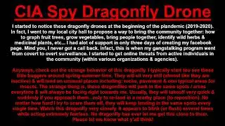 CIA Government Dragonfly Spy Drone Covert Surveillance Gangstalking  Insect Harassment Stalking 🦟👀📛