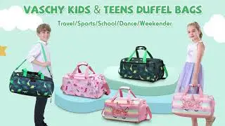 Water Resistant Duffle Bag for Kids from VASCHY