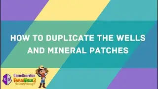 How to Duplicate The Wells and Mineral Patches Farmville 2 Country Escape Decorations