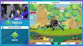 Shine 2018 SSBM - Swiftbass (Marth) Vs. BC | Mike Haze (Fox) Smash Melee R2 Pools
