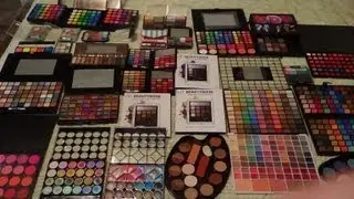 Mis paletas de maquillaje.