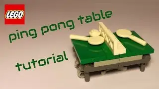 Tutorial - working LEGO ping pong table