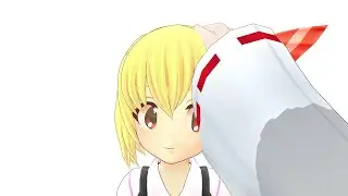 Patting Rumia.